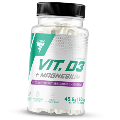 Trec Nutrition vitamin D3+Magnesium (60 капс)