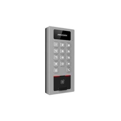 Терминал доступа-аудиодомофон HIKVISION DS-K1T502DBFWX Mifare,отпечаток,WIFI,IP65,IK09
