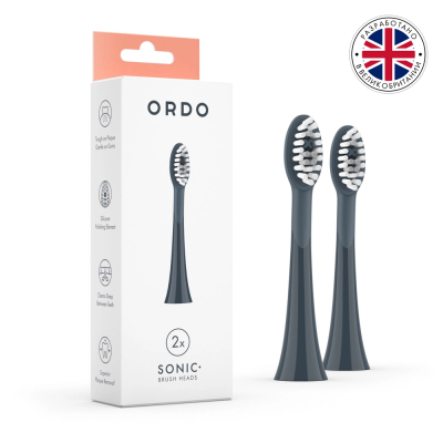 Сменные насадки для электрической зубной щетки ORDO Sonic+ SPH2000-CG (2шт) цвет темно-серый