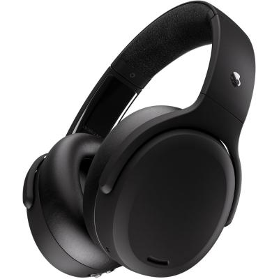 Наушники беспроводные Skullcandy Crusher ANC XT 2 S6CAW-Q740, накладные, встроенный микрофон, активное шумоподавление, складной дизайн, Bluetooth 5.2, jack 3.5mm, USB Type-C, Black