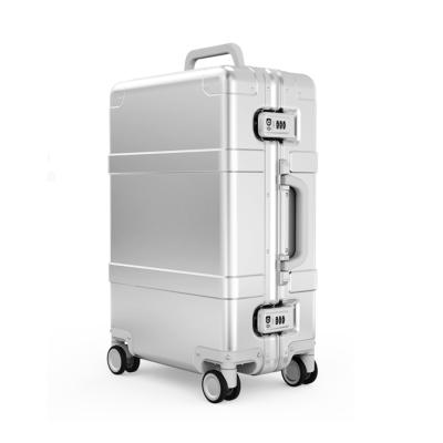 Чемодан, NINETYGO, Metal Luggage 20'', Алюминиево-магниевый сплав, 31л, 4,2кг, 39.727.258.4 см, Серебристый