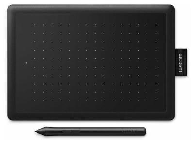 Цифровой графический планшет WACOM One by Small CTL472N, A6, USB, 2048 Pressure Levels, Black/Red+Wacom Pen 2K (LP-190K)