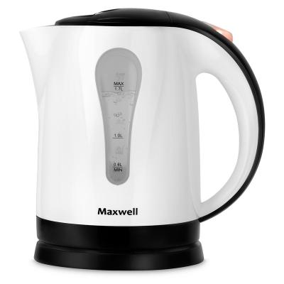 Чайник Maxwell MW-1079 W Мощность 2200Вт. Объем 1,7 литра, Материал пластик. Цвет белый