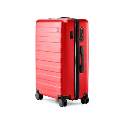 Чемодан, NINETYGO, Rhine PRO Plus Luggage 20", 6971732585162, Встроенный портом USB и порт type C, 3,1кг, 38л, 604224 см, 100% Bayer Convestro Makrolon®, Красный