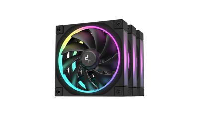 Cooler for PSU/CASE DEEPCOOL FL12 PWM BLACK ARGB 500-2150rpm 120mm
