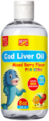 Proper Vit for Kids Cod Liver Oil Mixed Berry Flavor (236 мл)