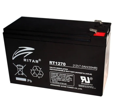 Аккумулятор 12V 7AH Ritar RT1270