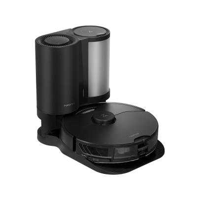 Робот-пылесос, Roborock, S7 MaxV Plus (S7MP52-02), с зарядным устройством и автовыгрузкой мусора (AED01HRR/AED02HRR), 6 недель без опустошения, Вес 4.65 кг, LDS навигация, 5100 Па, Обслуживаемая площадь: сухая (300 кв.м) влажная (200 кв.м), Автономна