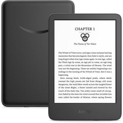 Электронная книга Kindle 2022 (11th Generation), 6" (1072x1448) Touch E-Ink Pearl Display 300 PPI, 16GB, Wi-Fi, Bluetooth, USB-C, Black