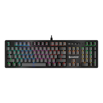 A4TECH BLOODY B825R LIGHT STRIKE RGB GAMING MECHANICAL RED SWITCH KEYBOARD USB US+RUSSIAN