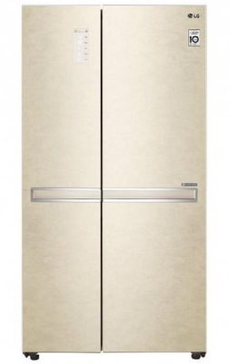 Холодильник LG SbS GC-B257SEZV 643L Beige marble