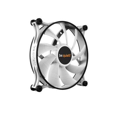 Вентилятор для компьютерного корпуса, Bequiet!, Shadow Wings 2, BL091, 140mm, PWM, 900 об.мин, 85.85 CFM, 14.9 dB(A), 4-pin, 140 x 140 x 25, Белый