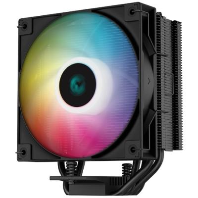 CPU cooler DEEPCOOL AG400 BLACK ARGB LGA115*/1700/1200/AMD 120mm PWM  fan,300-1850rpm,4HP