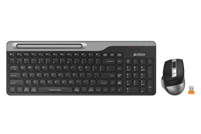 A4TECH FSTYLER FB2535C (FB35C+FBK25) BLUETOOTH+2.4G WIRELESS KEYBOARD + MOUSE COMBO SET BLACK US+RU