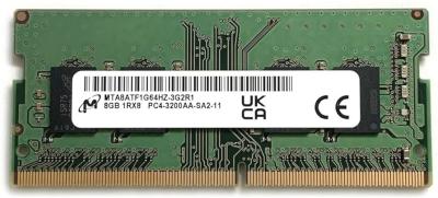 SODIMM DDR4 8GB PC-25600 (3200MHz) MICRON (M) MTA8ATF1G64HZ-3G2R1