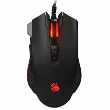 A4TECH BLOODY V9MA GAMING MOUSE 2-FIRE METAL FEET CORE4 ACTIVE USB BLACK