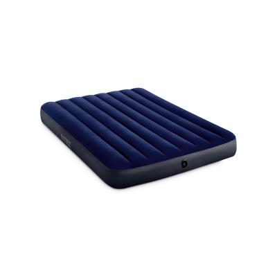 Матрас надувной Dura-Beam Classic Downy Airbed (Full) 191 х 137 х 25 см, INTEX, 64758, Винил, Флокированый верх, Технология Fiber-Tech, Синий, Цветная коробка