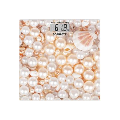 Напольные весы, Scarlett, SC-BS33E085, Электронные, Материал корпуса Стекло, Максимальный вес 180 кг, Автоматическое включение/выключение, Тип батарейки CR2032