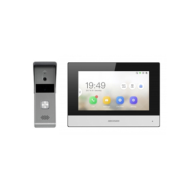 Видеодомофон HIKVISION DS-KIS303-P(STD) гибрид, уличный Видеодомофон HIKVISION DS-KIS303-P(STD) гибрид, уличный