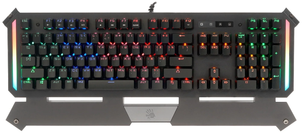 Keyboard A4TECH Bloody B875 LK LIBRA MECHANICAL GAMING,Blue Switch, USB,RUS+ENG Keyboard A4TECH Bloody B875 LK LIBRA MECHANICAL GAMING,Blue Switch, USB,RUS+ENG