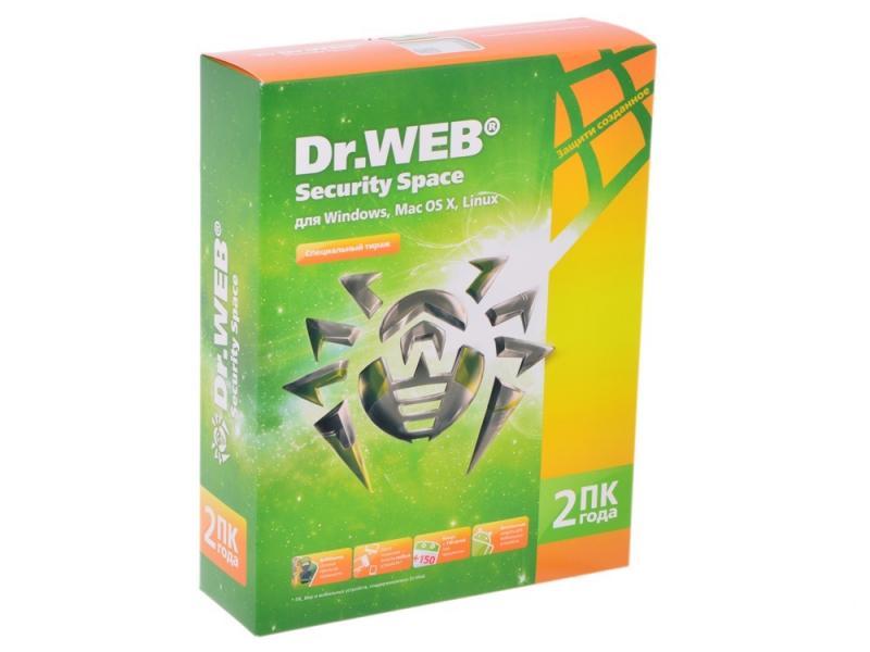 DrWEB Security Space 2пк 2года