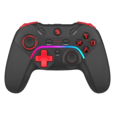 A4TECH BLOODY GPW70 RGB DUAL MODE 2.4G WIRELESS & USB WIRED GAMEPAD SPORTS BLACK