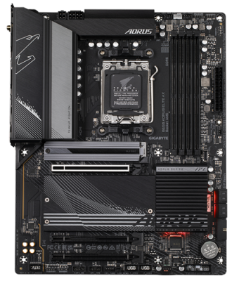 MB AM5 GIGABYTE B650M AORUS ELITE,4xDDR5,14xUSB,mATX,2xM.2,2xPCIe16x DP HDMI Type-C