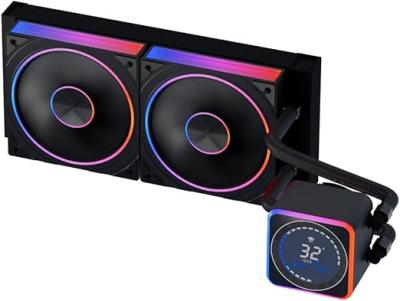 Liquid Cooler Jungle Leopard Astrobeat Digital 240 Black 2x120mm Fan A-RGB LGA1700/1200/115X AMD AM4/AM5