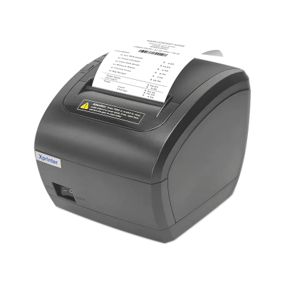 Xprinter XP-Q838L 80mm direct thermal Receipt printer USB+LAN, Black, 230mm/s, EU plug