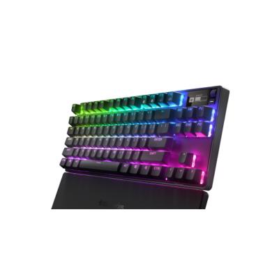 Клавиатура, Steelseries, Apex Pro TKL WL (2023) US, 64865, Игровая, Механические клавиши, USB, Подсветка RGB, Размер: 139*355*40 мм., Анг/Рус, Чёрный