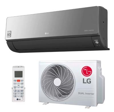 Кондиционер LG ARTCOOL Mirror AC12BK Dual Inverter, ThinQ, UVnano,Ionizer, Dark Gray
