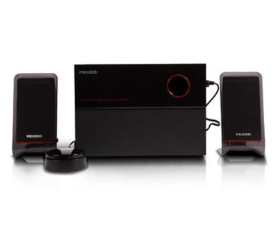 Microlab Subwoofer M-200BT 2.1 BLACK 40W(16W+12W*2) Bluetooth