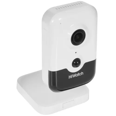 IP camera HIWATCH DS-I214W(C)(2mm) кубическая 2MP,IR 10M,WiFi,microSD,MIC-SPEAK,PIR