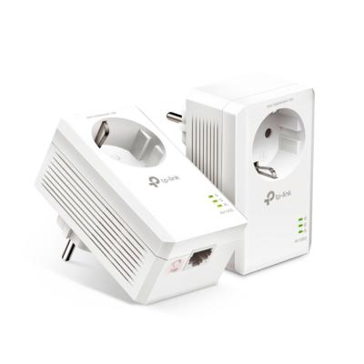 Комплект Powerline адаптеров, TP-Link, TL-PA7017 KIT, Гигабитный порт Ethernet, HomePlug AV/AV2