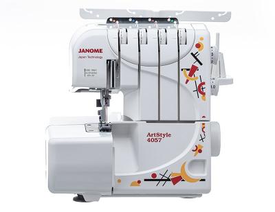 Швейный оверлок JANOME ARTSTYLE 4057(оверлок, 8 видов швов. регулировка длины стежка, ширины обрезки)