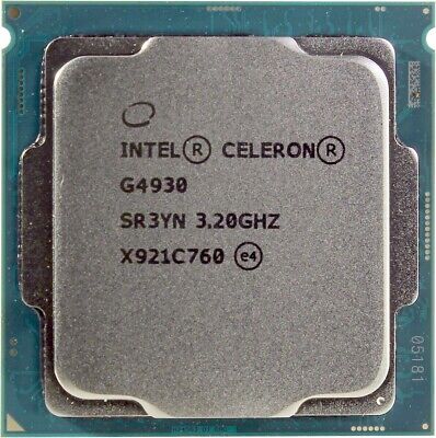 CPU LGA1151v2 Intel Celeron Dual Core G4930 3.2Ghz,2MB Cache,CoffeeLake