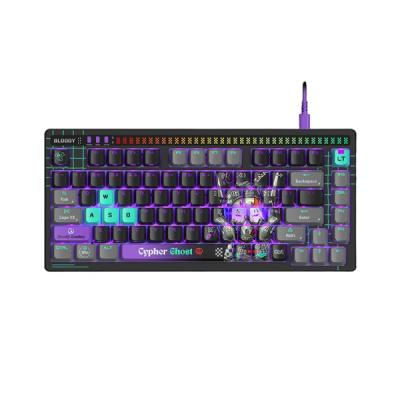 A4TECH BLOODY SAVAGE IMPACT AT75 CYPHER GHOST GAMING ALPHA OPTICAL SWITCH RGB KEYBOARD USB US+RUS