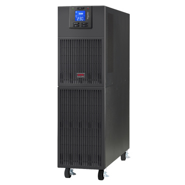 Источник бесперебойного питания APC Easy UPS SRV10KI, Онлайн, Мощность 10000ВА/10000Вт, Напольный, 230В, Вых: клеммная колодка, Intelligent Card Slot, LCD, 16шт * 9Ач, Чёрный