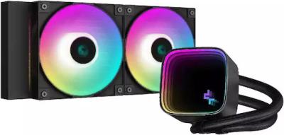 Liquid Cooler DeepCool LS520 SE DIGITAL Black 2x120mm Fan A-RGB LED LGA1700/1200/115X AMD AM4/AM5