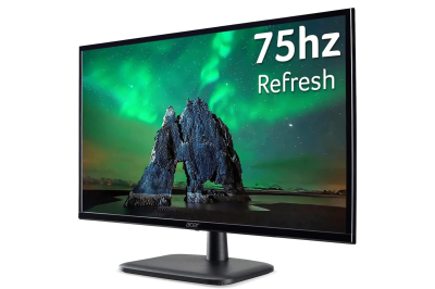 LED LCD 23.8", Acer EK240YCbi, Black, VA, 75Hz, 1920x1080, 100000000:1, 250nits, 178/178, 5ms, Audio Out, VGA, HDMI