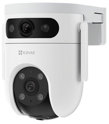 IP camera EZVIZ H9c DUAL уличн поворотн 5MP+5MP,LED 30M,WiFi,microSD,MIC/SP CS-H9c-R100-8G55WKFL