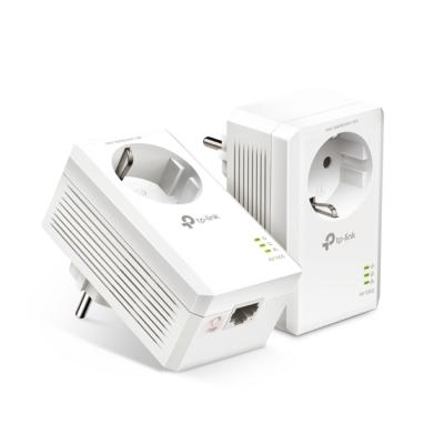 Комплект Powerline адаптеров, TP-Link, TL-PA7017P KIT, Гигабитный порт Ethernet, HomePlug AV/AV2