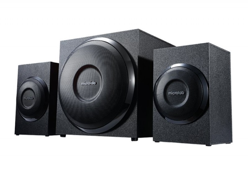 Microlab Subwoofer M-110 2.1 BLACK 10W(5W+2.5W*2) >40dB Microlab Subwoofer M-110 2.1 BLACK 10W(5W+2.5W*2) >40dB