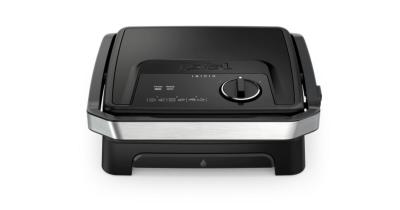 Электрогриль TEFAL Inicio Adjust GC2728E0 2в1, черный