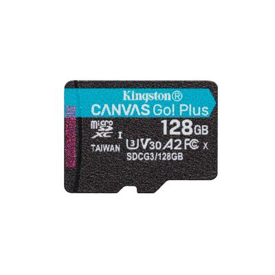 Карта памяти, Kingston, SDCG3/128GBSP, MicroSDXC 128GB, Canvas Go Plus, A2, U3, V30, без адаптера
