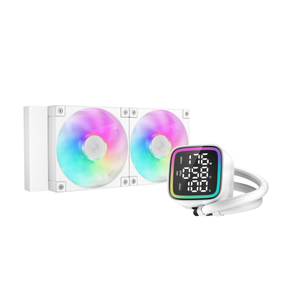 DEEPCOOL LD360 WH ARGB WHITE 120*3 FAN DIG. CPU STATUS LGA20xx/1700/1200/115*/AMD