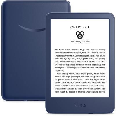 Электронная книга Kindle 2022 (11th Generation), 6" (1072x1448) Touch E-Ink Pearl Display 300 PPI, 16GB, Wi-Fi, Bluetooth, USB-C, Denim (Blue)