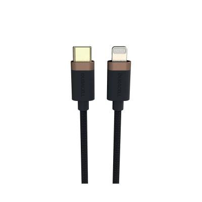 Интерфейсный кабель Duracell USB9012A USB-C to Lightning Черный