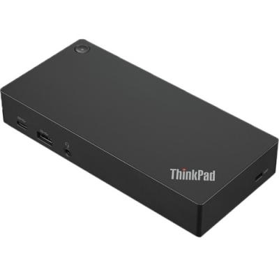 Док-станция Lenovo ThinkPad USB-C Dock Gen 2 40AS0090US 90W, 1xHDMI, 2xDisplayPort, 1xUSB Type-C, 3xUSB 3.1 Gen 2 Type-A, 2xUSB 2.0, Gigabit RJ-45 Ethernet. Audio In/Out, Black