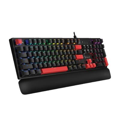 A4TECH BLOODY S515R GAMING MECHANICAL FIRE BLACK BLMS RED SWITCH KEYBOARD USB US+RUS